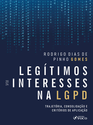 cover image of Legítimos Interesses na LGPD--1ª Ed--2024